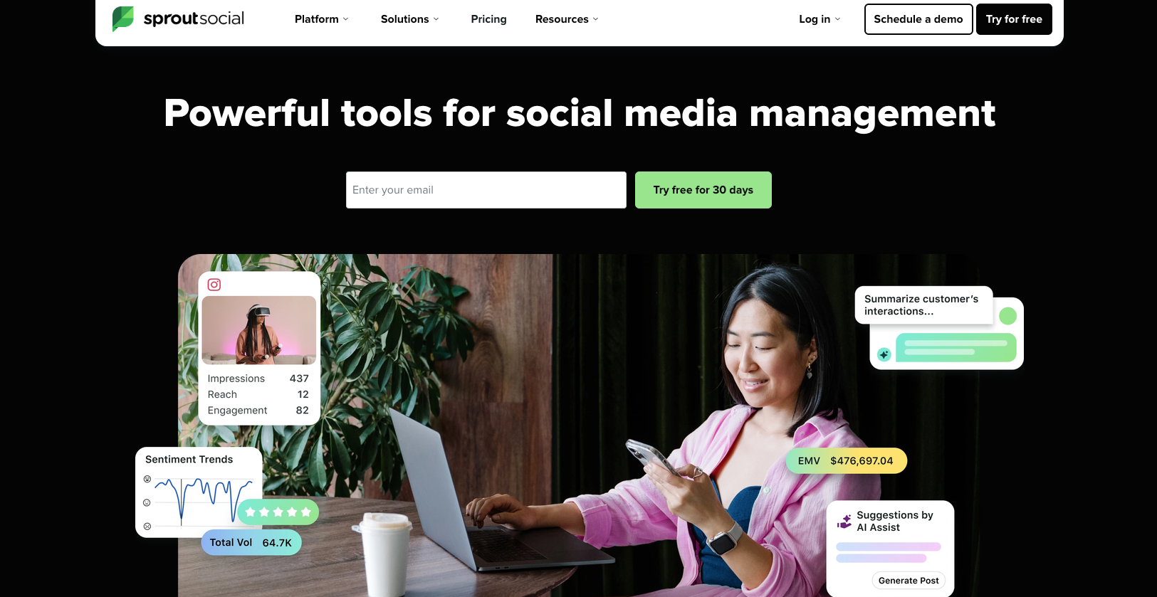 SproutSocial lander